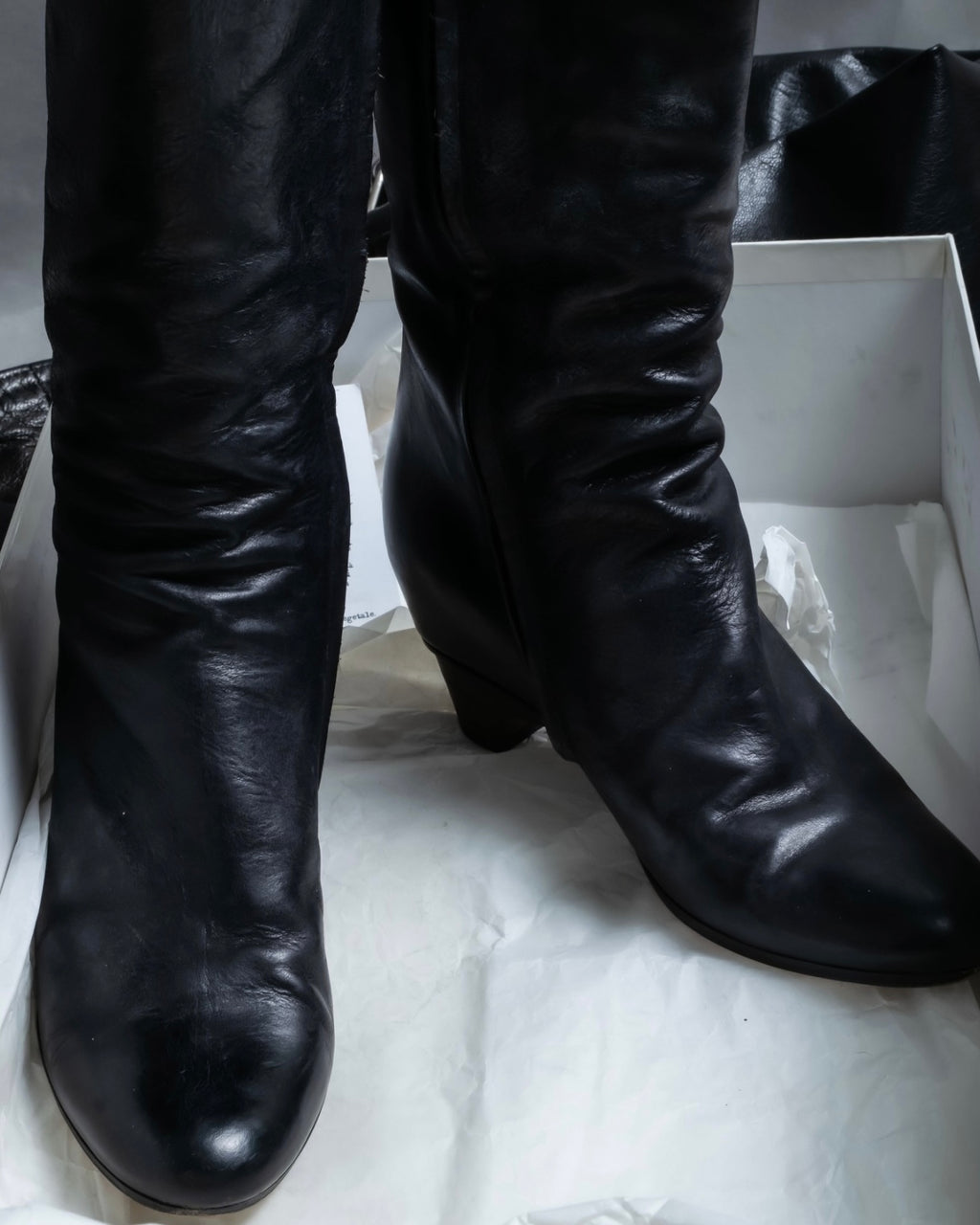 "Maison Martin Margiela" Unisex long boots