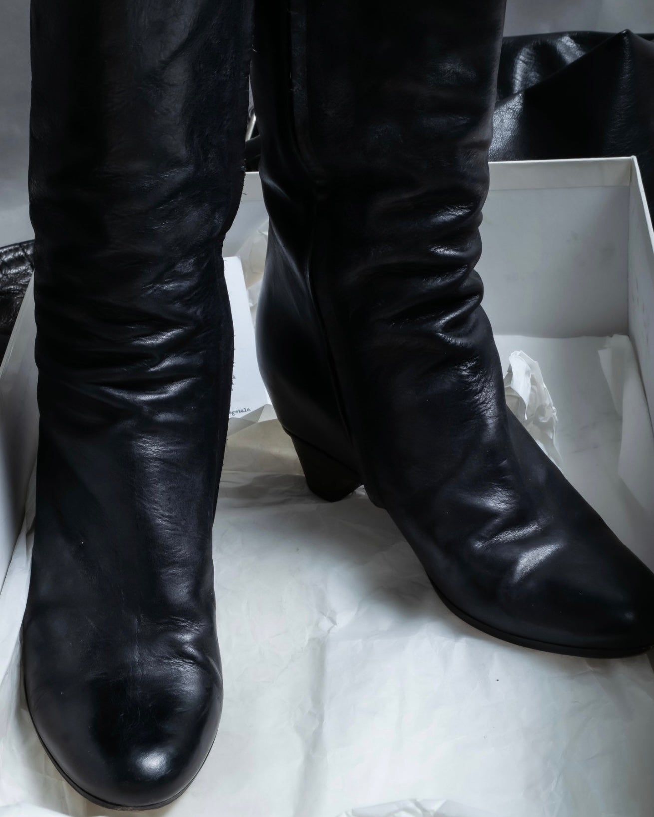 "Maison Martin Margiela" Unisex long boots