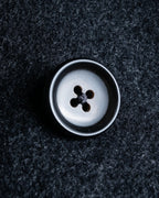 "VERSACE" fly-front double-breasted wool coat