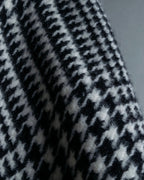 “BALENCIAGA  18AW” Virgin wool  plaid wrapped skirt