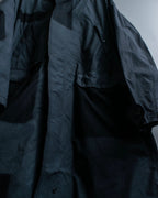 "LANVIN paris" mint condition silk blend double zip spring coat