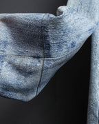 "CRISTIANO di THIENE"Crack design white leather jacket