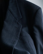 "VERSACE classic" power shoulder stripe tailored jacket setup