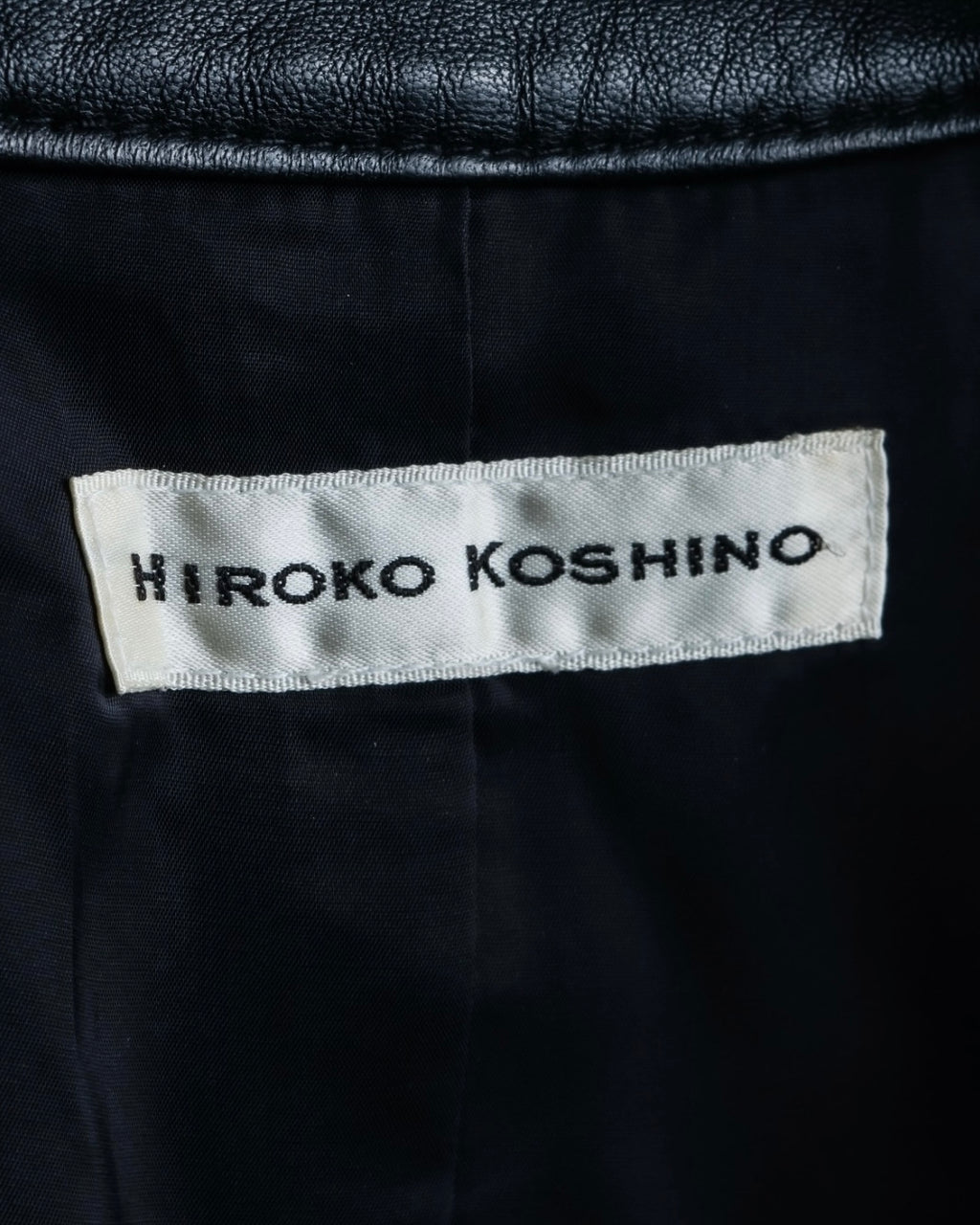 "Hiroko Koshino" Lamb leather layered vest