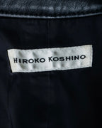 "Hiroko Koshino" Lamb leather layered vest