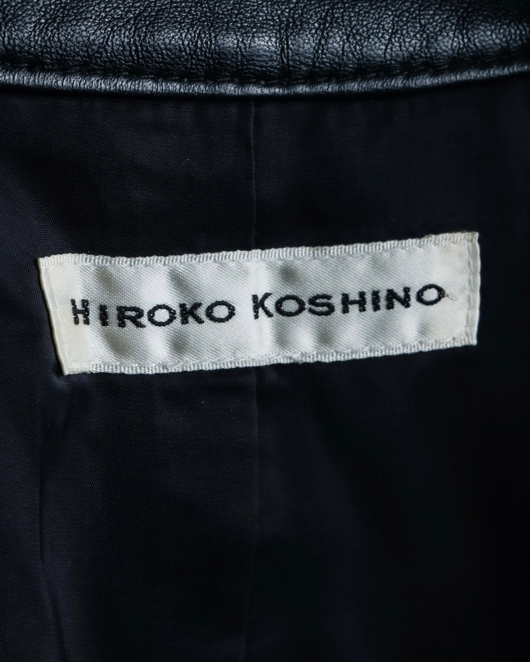 "Hiroko Koshino" Lamb leather layered vest