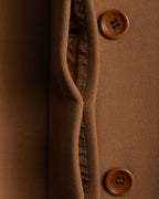 “LOEWE” beautiful cut raglan sleeve Lana wool 100% coat