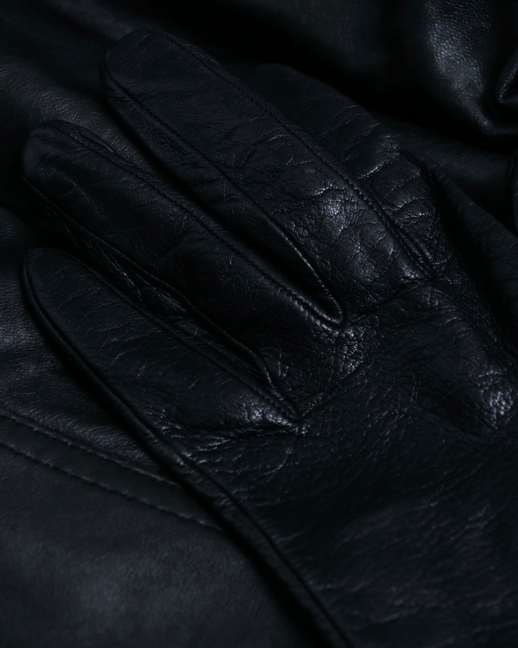 "GUCCI" Horsebit Leather×cashmere Gloves