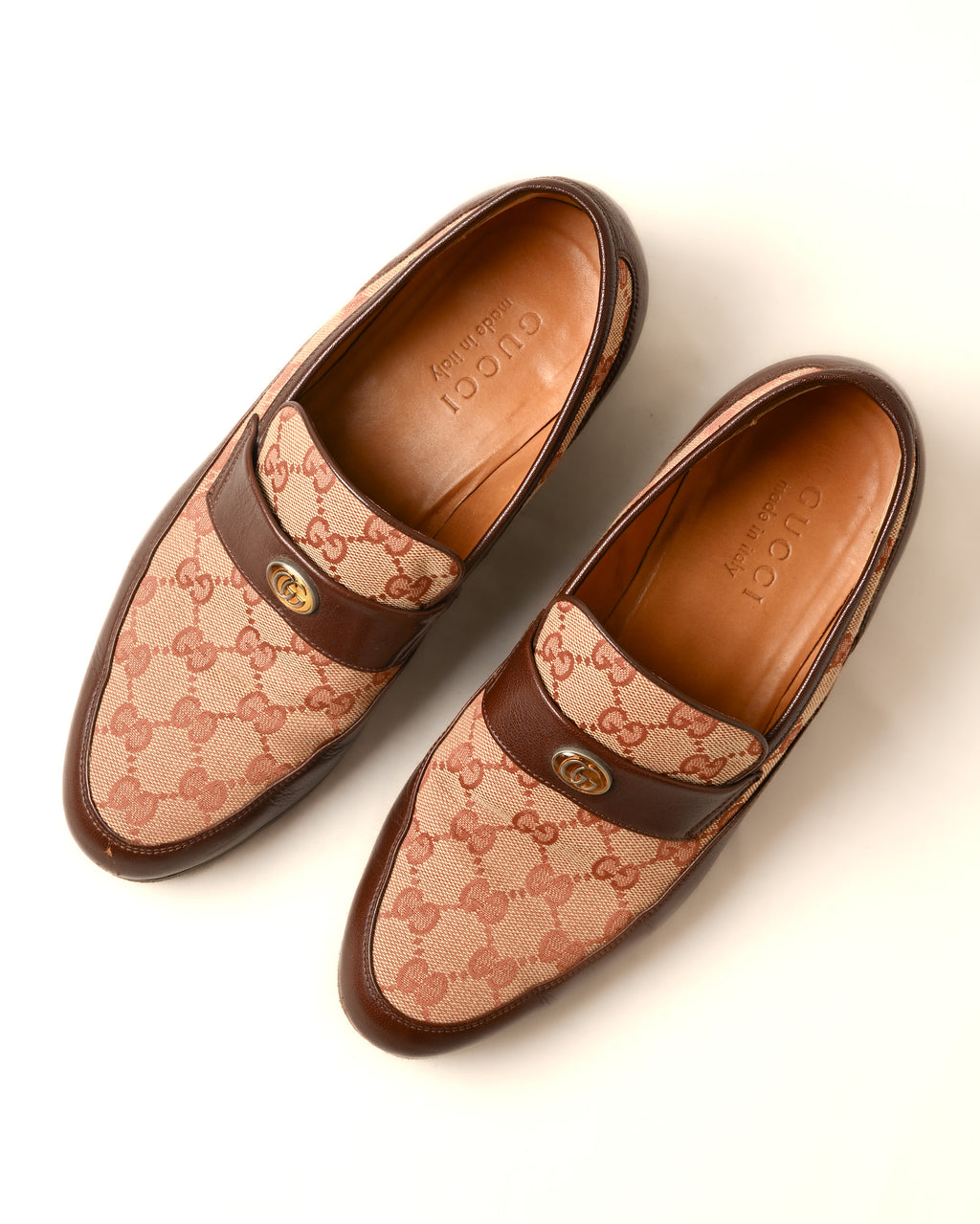 GUCCI/ GG Canvas Heal Loafer