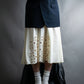 “FENDI” hole pattern and tack designed skirt