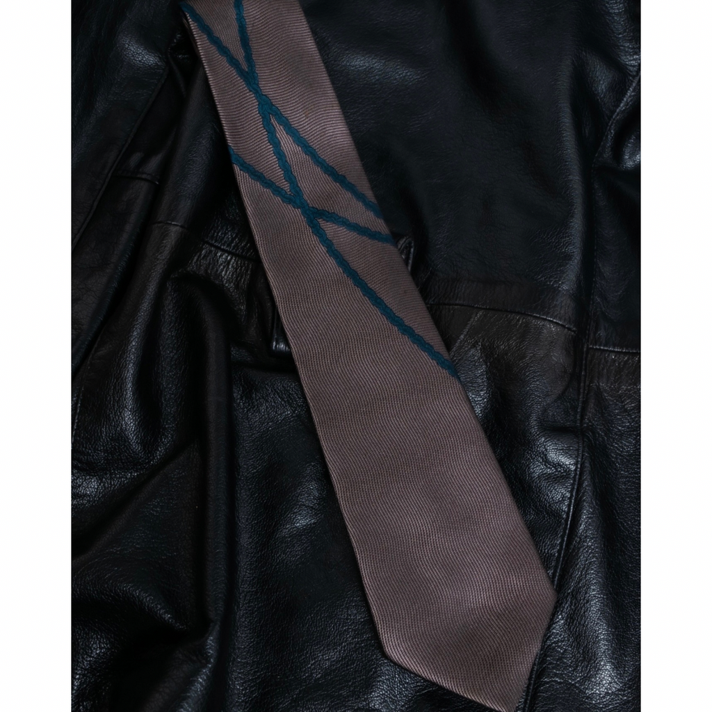 Balenciaga Blue  String Design Tie