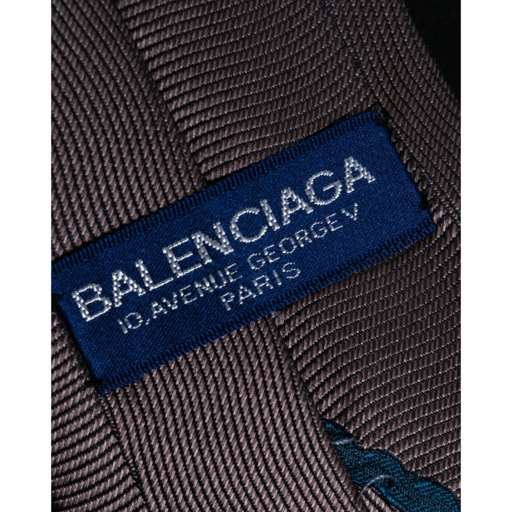 Balenciaga Blue  String Design Tie