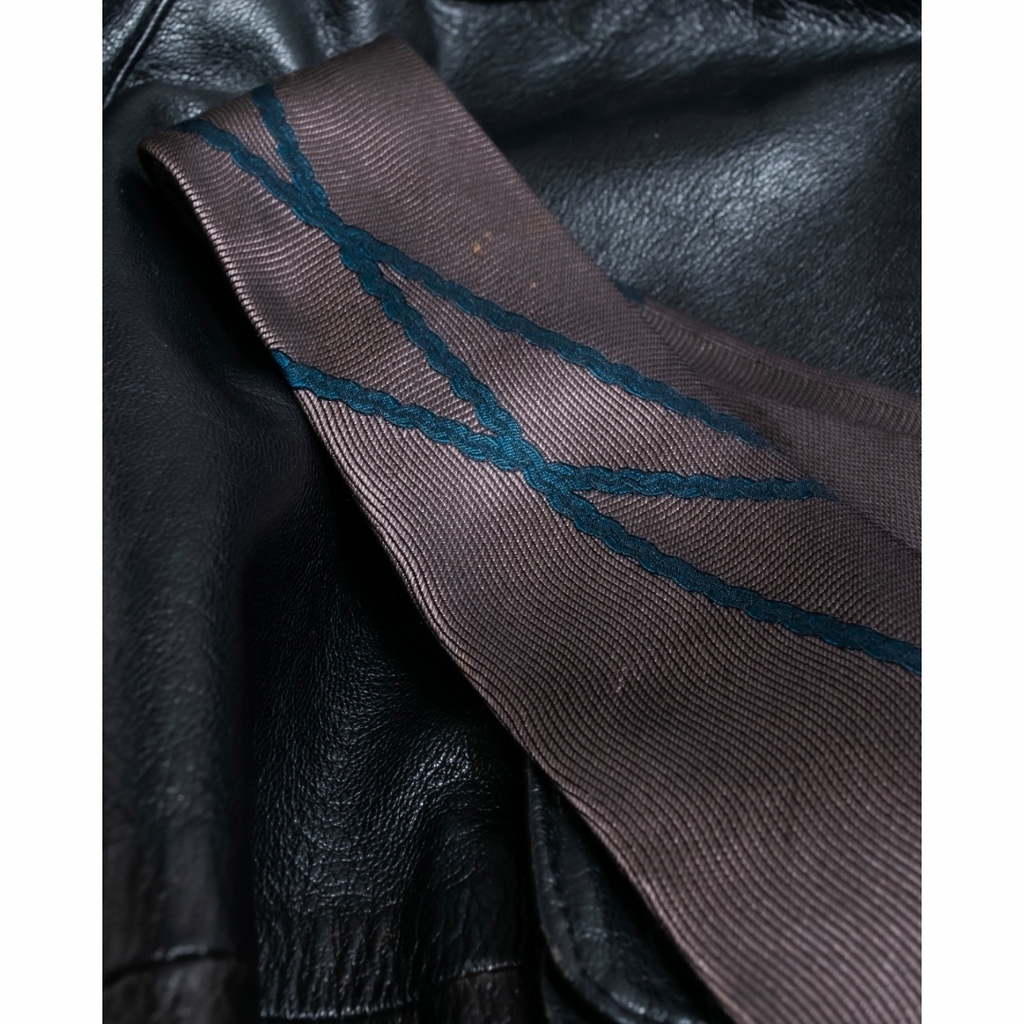 Balenciaga Blue  String Design Tie