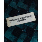 HIROKO KOSHINO Art Check Pattern Tie