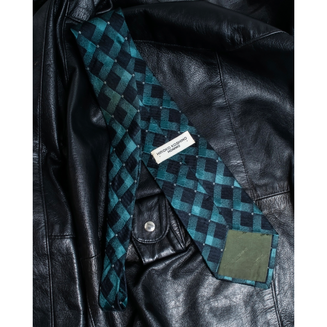 HIROKO KOSHINO Art Check Pattern Tie