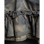 Italian Ruffle Y2K Shirt Jacket