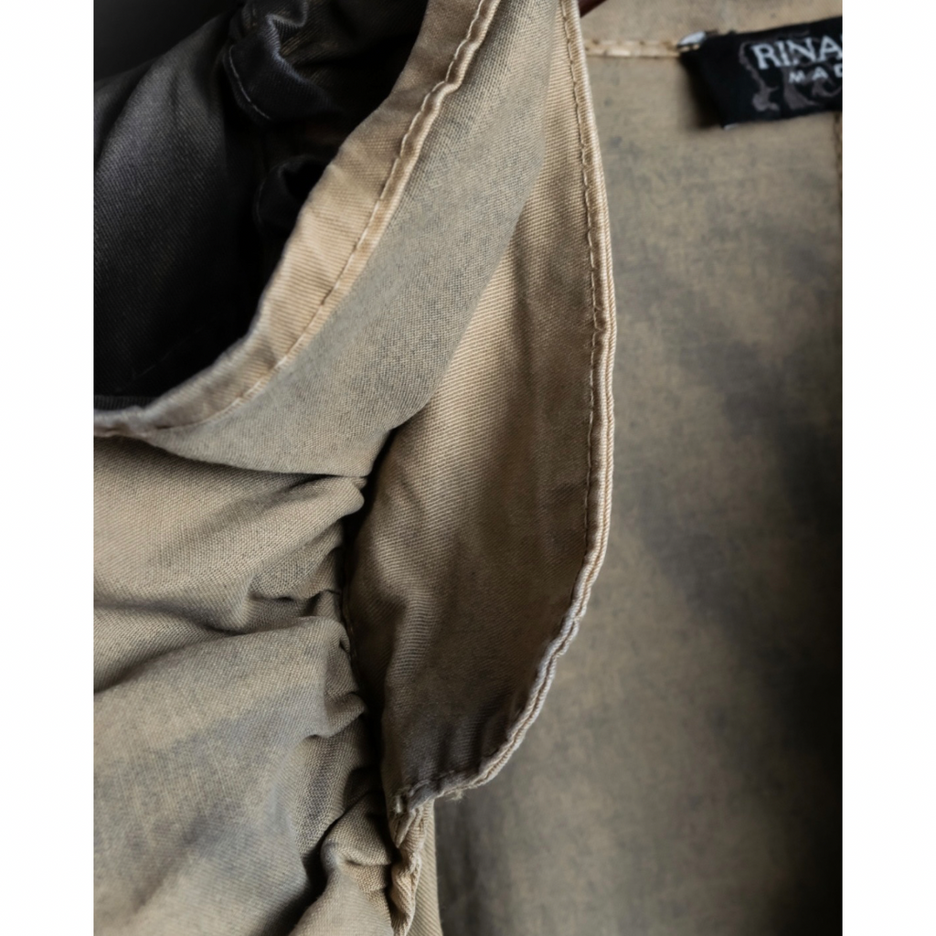 Italian Ruffle Y2K Shirt Jacket