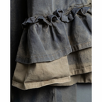 Italian Ruffle Y2K Shirt Jacket