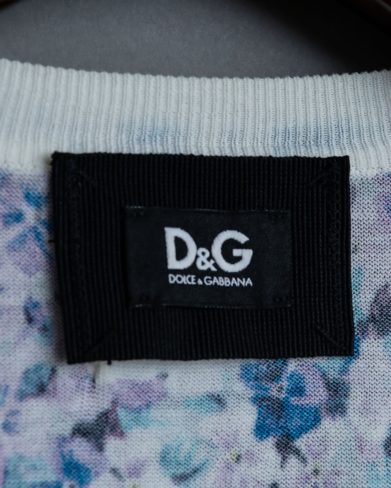 「D&G」Vintage Flower Pattern Cut and Sewn