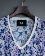 「D&G」Vintage Flower Pattern Cut and Sewn