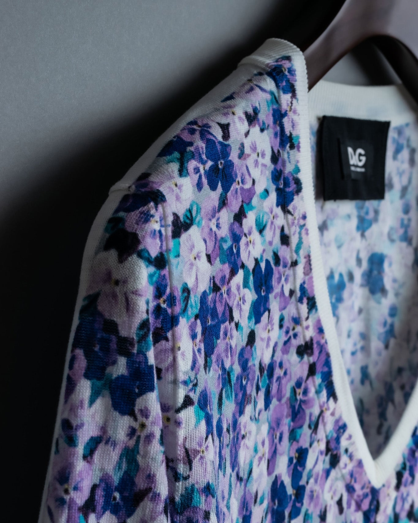 「D&G」Vintage Flower Pattern Cut and Sewn