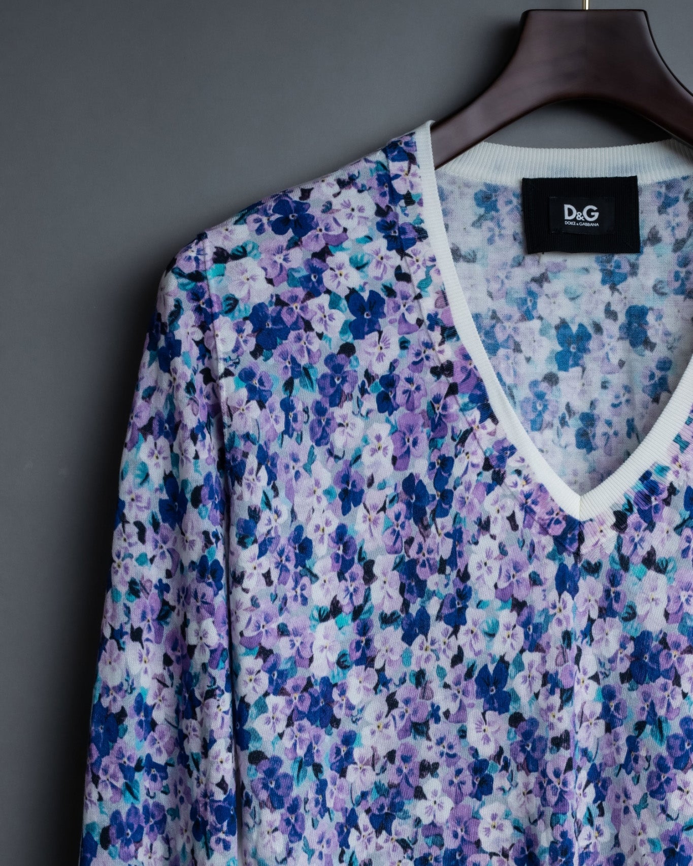 「D&G」Vintage Flower Pattern Cut and Sewn