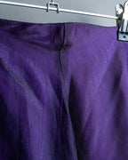 Purple Transparent Gloss Unisex Skirt
