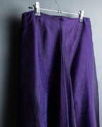 Purple Transparent Gloss Unisex Skirt