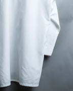 white summer stand collar shirt