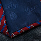 GUCCI Vintage Logo Pattern Border Silk Tie