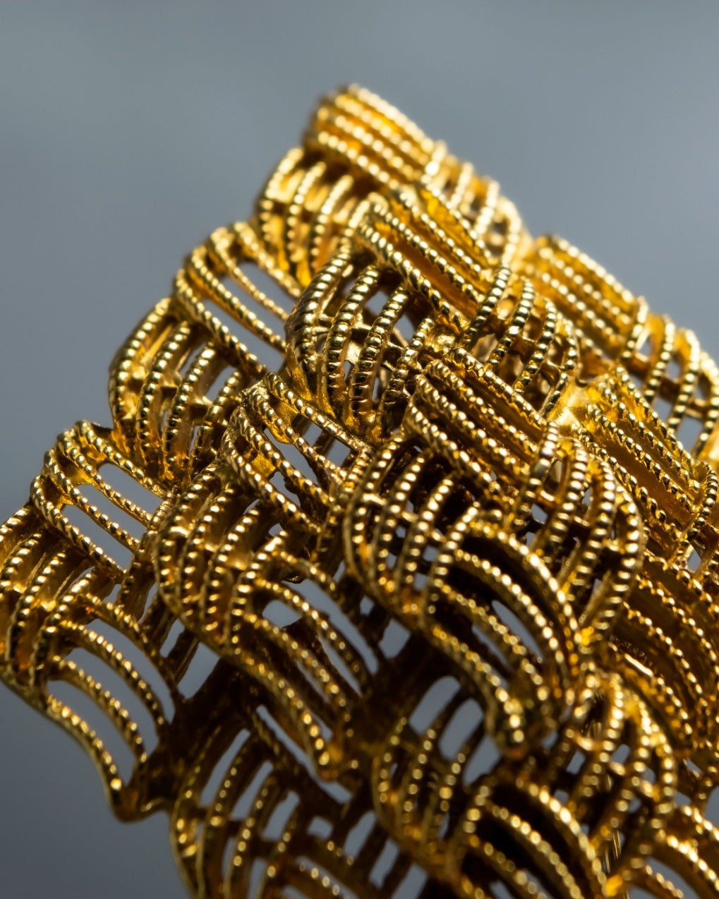 Vintage Diamond Overlapping Brooch