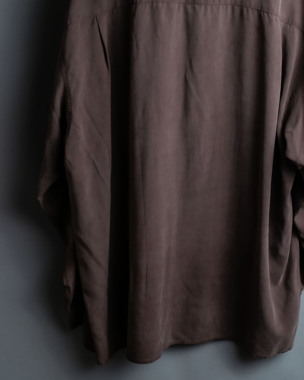 Art Design Stand Collar Silk Shirt