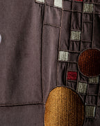 Art Design Stand Collar Silk Shirt