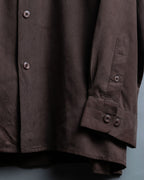 Art Design Stand Collar Silk Shirt