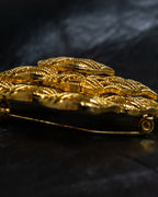 Vintage Diamond Overlapping Brooch