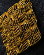 Vintage Diamond Overlapping Brooch