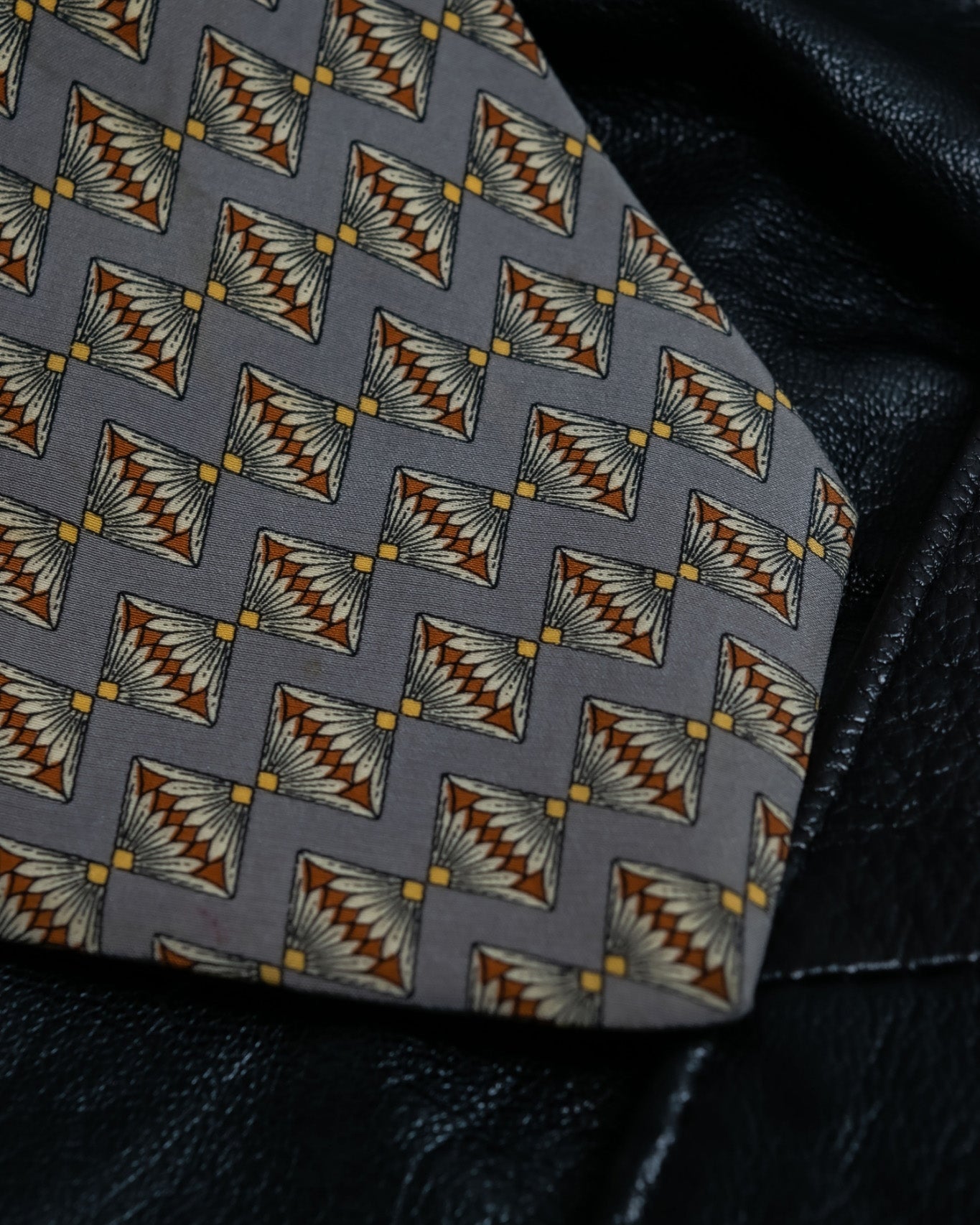 Technical Pattern Christian Dior Tie