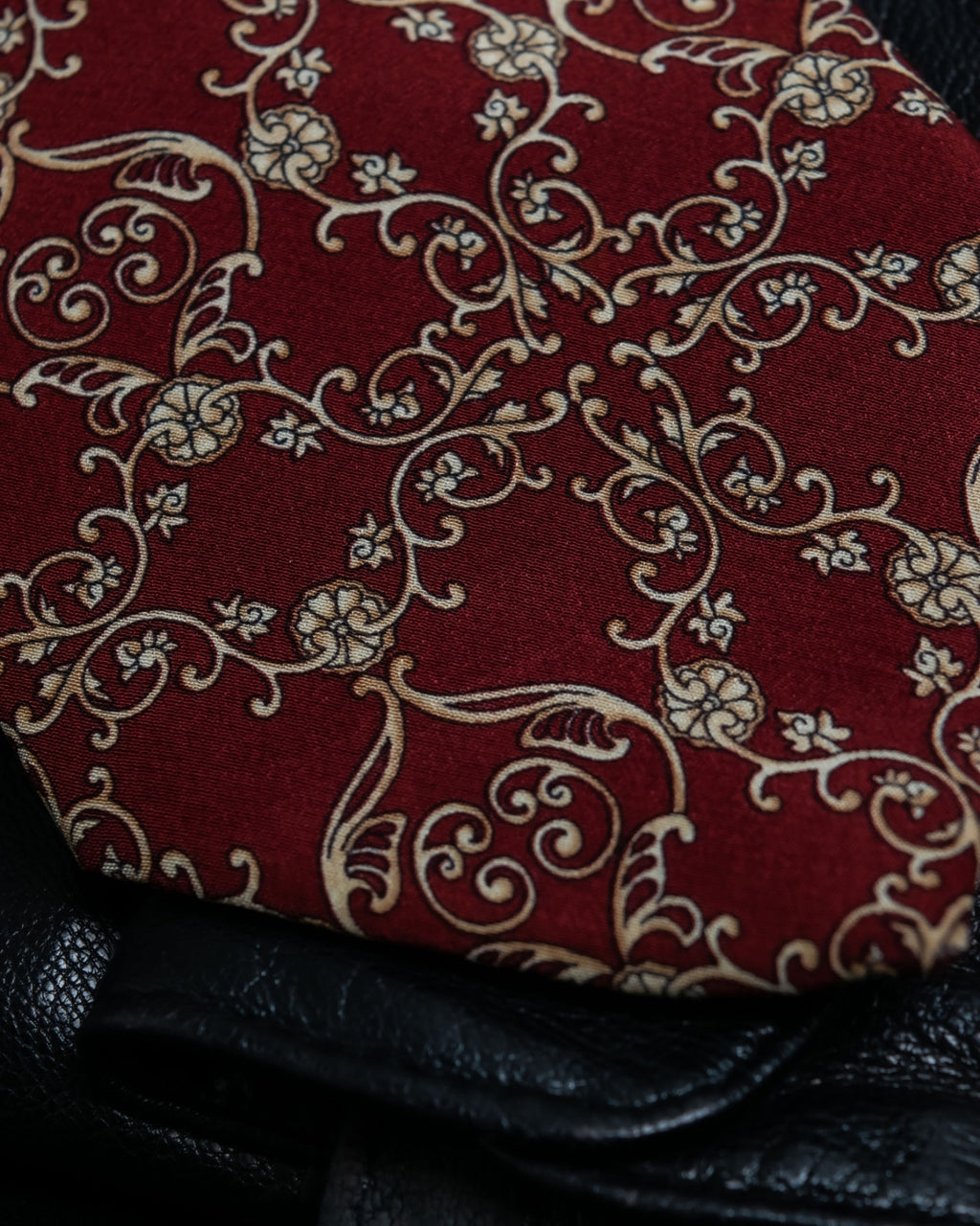 Thorns Pattern Christian Dior Tie