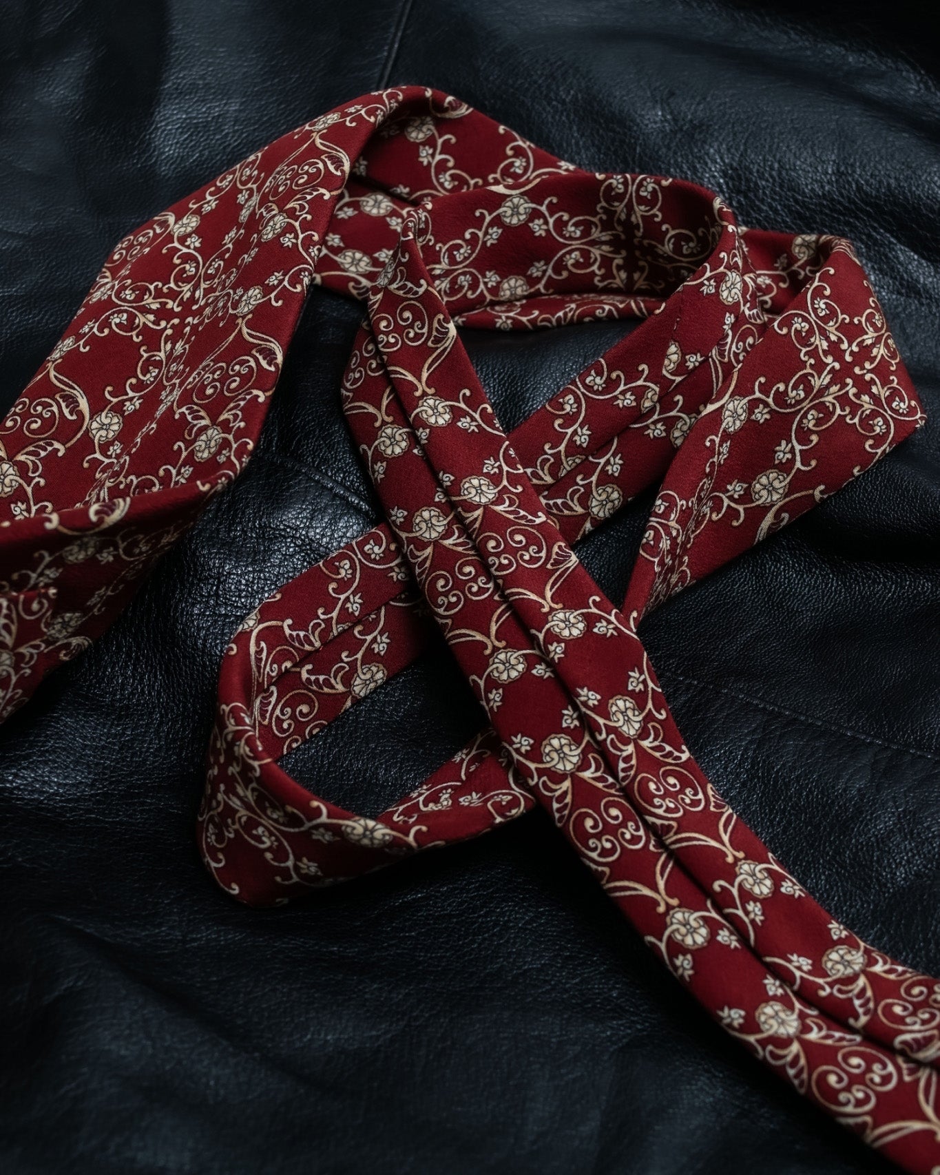 Thorns Pattern Christian Dior Tie