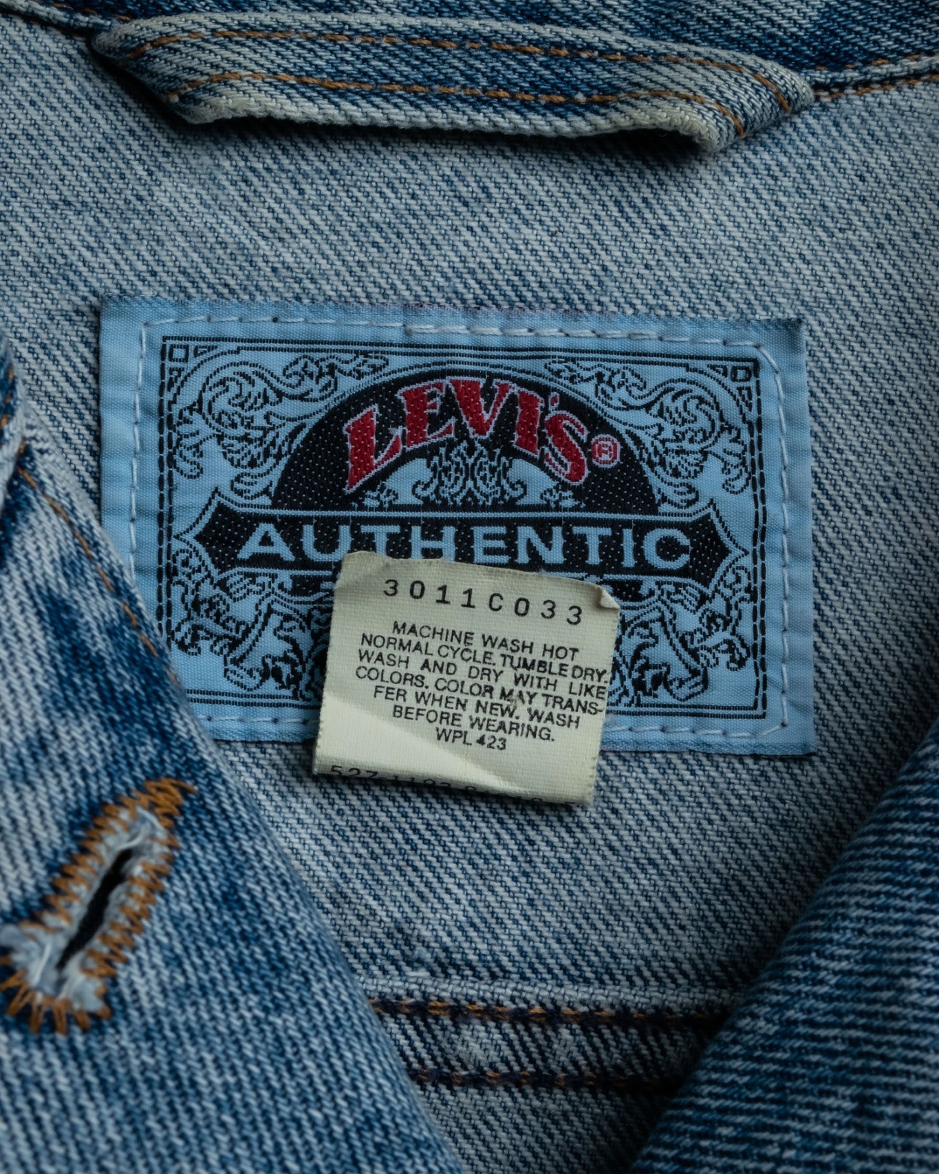 Levi's Authentic Vintage Denim Jacket