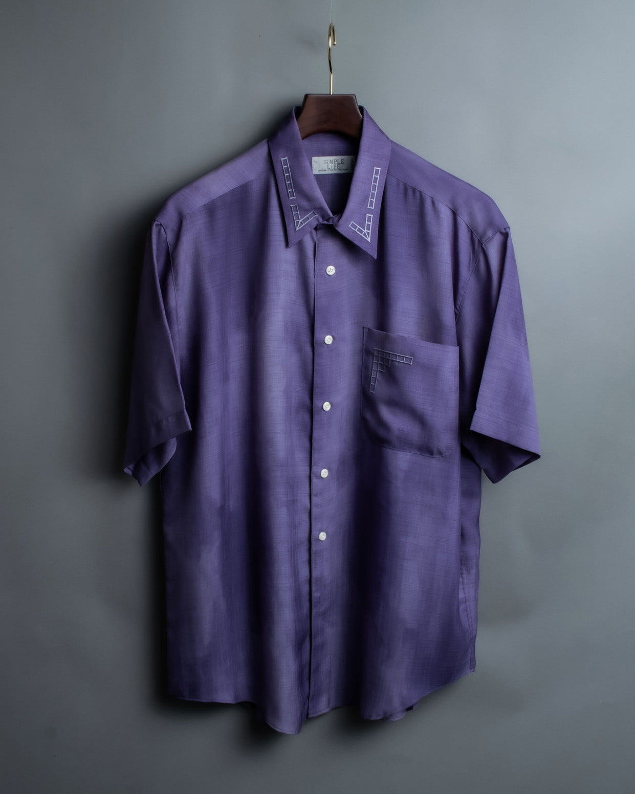 Smooth Comfortable Clear Purple Shirt
