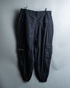 Black wide pocketpants