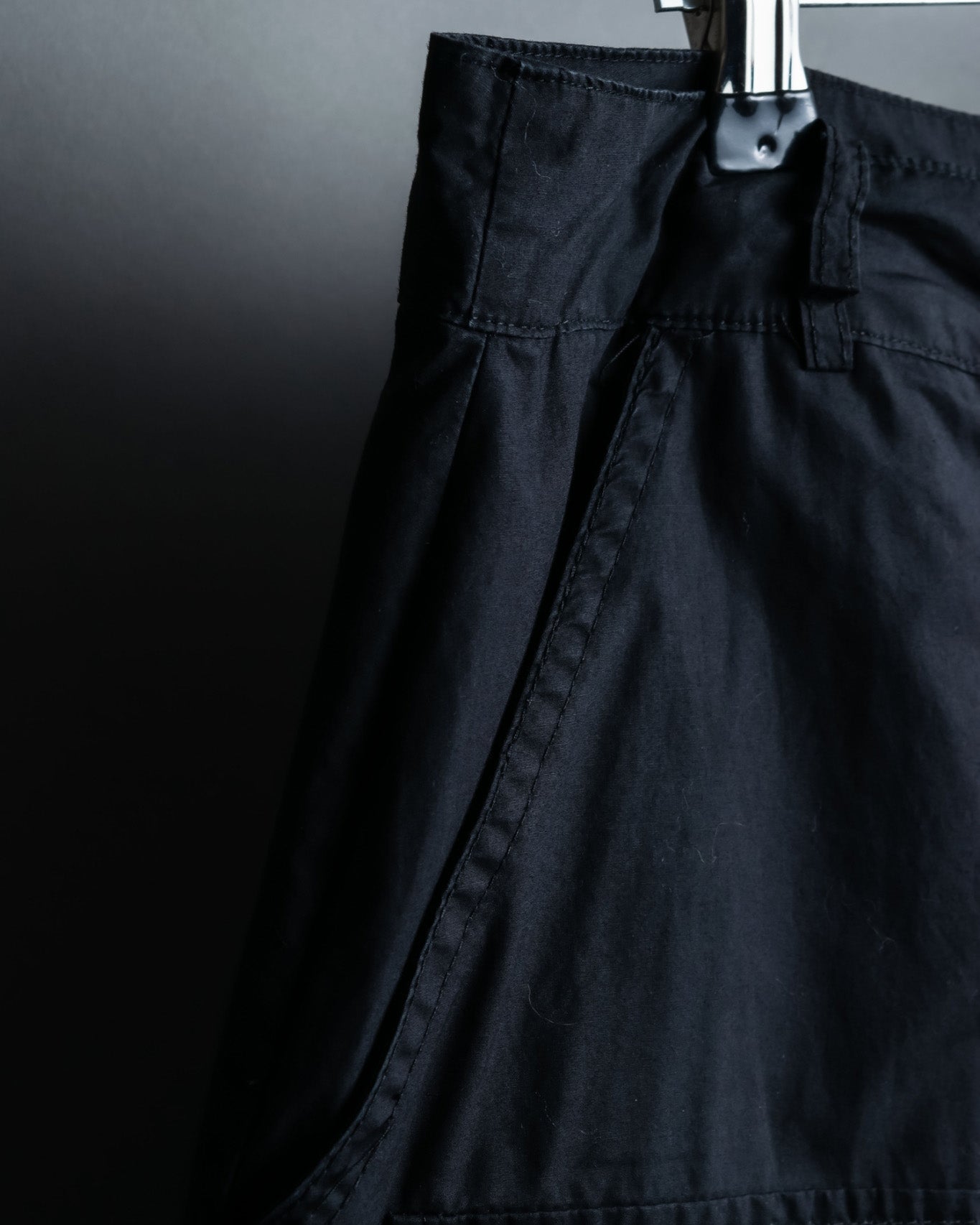 Black wide pocketpants