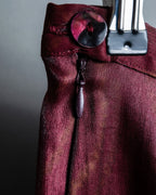 Shimmering crimson pants