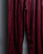 Shimmering crimson pants