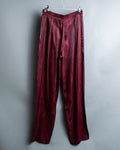 Shimmering crimson pants