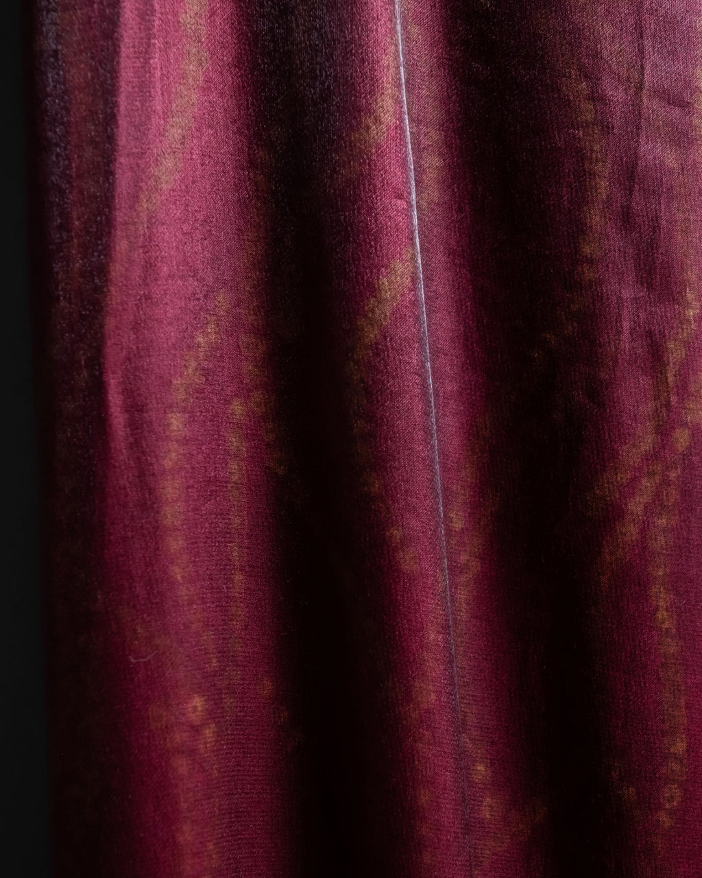 Shimmering crimson pants