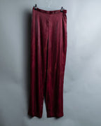 Shimmering crimson pants