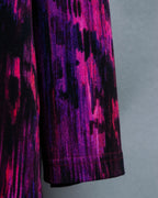 "BOB MACKIE" Avant-Garde Pattern Tops