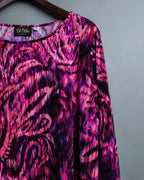 "BOB MACKIE" Avant-Garde Pattern Tops